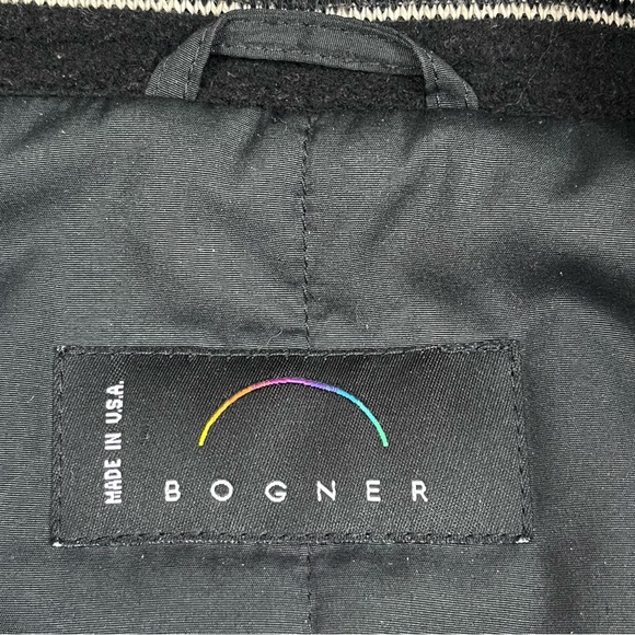 Vintage Bogner One-Piece Embroidered Ski Suit Fur Trimmed Hood Burgundy Sz 10 - Picture 4 of 16